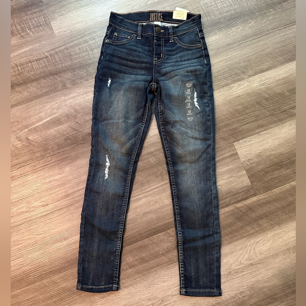 Distressed Jeggings from Justice BNWT girls sz 12